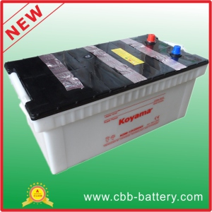 12V 200ah Heavy Duty Dry Charge Truck Battery N200