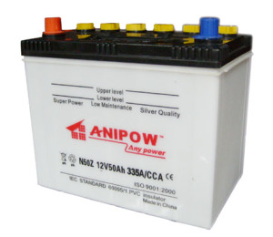 DIN-Standard 12V 50ah Battery Car Battery Truck Battery